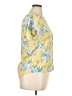 Jaclyn Smith 100% Polyester Floral Yellow Short Sleeve Blouse Size 16 (petite) - photo 4