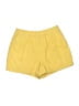 Unbranded 100% Cotton Solid Yellow Shorts Size M - photo 1
