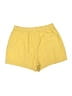 Unbranded 100% Cotton Solid Yellow Shorts Size M - photo 2