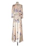 DR2 100% Polyester Paisley Tan Casual Dress Size S - photo 2
