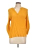 Daniel Rainn 100% Rayon Yellow 3/4 Sleeve Top Size L - photo 1