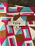 Fate 100% Polyester Print Teal Long Sleeve Blouse Size S - photo 7