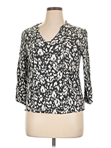 Monday Fun 3/4 Sleeve Blouse (view 1)