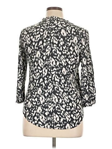 Monday Fun 3/4 Sleeve Blouse (view 2)
