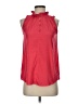 Ann Taylor LOFT 100% Polyester Red Sleeveless Blouse Size XXS - photo 1