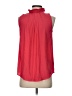 Ann Taylor LOFT 100% Polyester Red Sleeveless Blouse Size XXS - photo 2