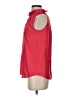 Ann Taylor LOFT 100% Polyester Red Sleeveless Blouse Size XXS - photo 5
