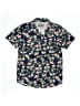 Eddie Bauer Blue Short Sleeve Henley Size 8 - photo 1