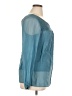 Cosmo Teal Long Sleeve Blouse Size XL (estimated) - photo 4
