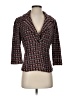 St. John Tweed Burgundy Blazer Size 4 - photo 1