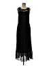 Magic 100% Polyester Black Cocktail Dress Size M - photo 1