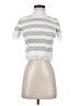 Knitss Silver Short Sleeve Top Size XS - photo 1