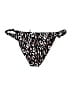 Some Days Lovin Animal Print Black Swimsuit Bottoms Size L - photo 2