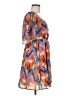 Slate & Willow 100% Polyester Print Orange Cocktail Dress Size M - photo 4