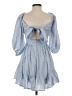 Hello Molly 100% Polyester Blue Casual Dress Size 4 - photo 2