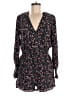 Lost + Wander 100% Rayon Floral Black Blue Romper Size M - photo 1
