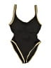 MICHAEL Michael Kors Solid Black One Piece Swimsuit Size 8 - photo 1
