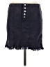 Chaser Black Denim Skirt Size M - photo 1