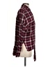 En Creme Plaid Burgundy Long Sleeve Button-Down Shirt Size S - photo 4