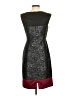 Chetta B 100% Polyester Tweed Gray Cocktail Dress Size 2 - photo 2