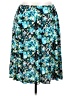 Stephen and Casey Print Teal Casual Skirt Size 6 (estimated) - photo 1