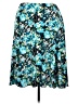 Stephen and Casey Print Teal Casual Skirt Size 6 (estimated) - photo 2