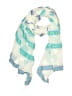 Unbranded Teal White Scarf One size - photo 1
