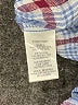 En Creme Plaid Blue 3/4 Sleeve Button-Down Shirt Size XS - photo 8