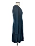Assorted Brands Solid Blue Casual Dress Size S - photo 4