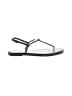 A New Day Silver Black Sandals Size 9 - photo 1