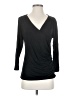 North Style Black 3/4 Sleeve Top Size S - photo 1