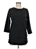 Midnight Velvet 100% Polyester Gray 3/4 Sleeve Top Size M - photo 1