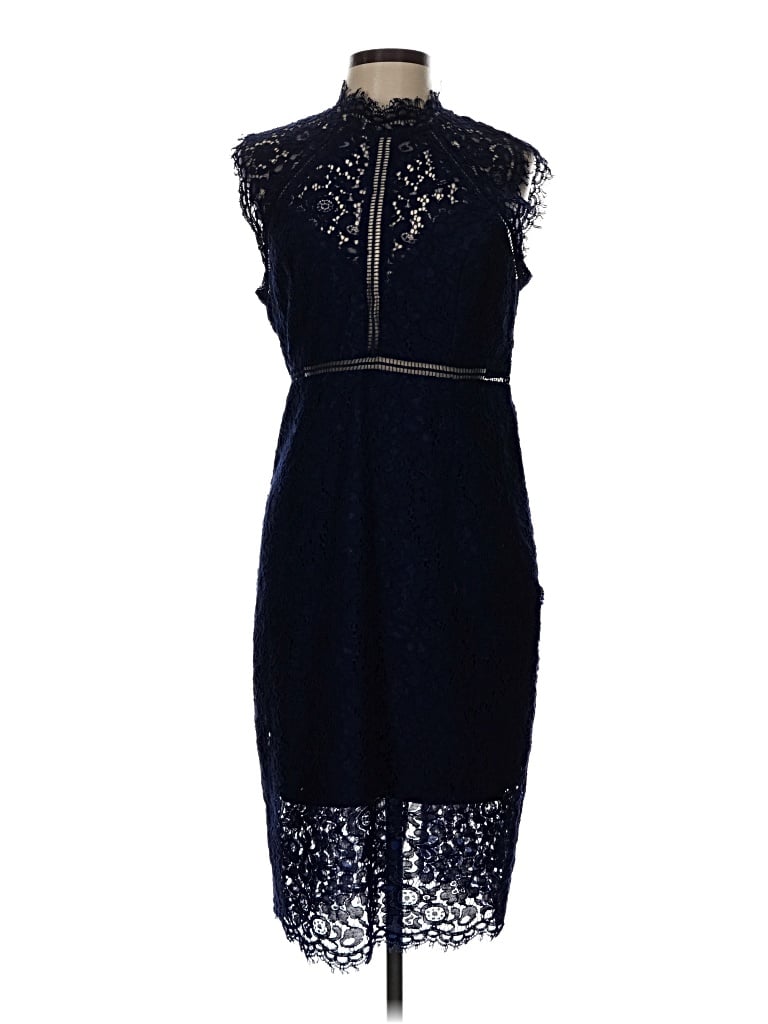 Pre-owned Bardot Cocktail Dress In Blue