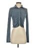 Twik Gray Long Sleeve Blouse Size S - photo 1