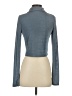 Twik Gray Long Sleeve Blouse Size S - photo 2