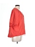 YFB 100% Cotton Orange Short Sleeve Blouse Size L - photo 4