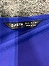 Shein 100% Polyester Blue Short Sleeve Blouse Size 12 - photo 7
