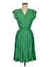 DKNY 100% Polyester Green Cocktail Dress Size 8 - photo 1