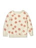 Cat & Jack Floral Ivory Pullover Sweater Size 4T - photo 1