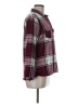 rue21 Plaid Burgundy Long Sleeve Blouse Size M - photo 4