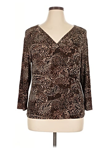 Travelers by Chico's 3/4 Sleeve Blouse (view 1)