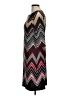 Studio One Chevron-herringbone Burgundy Cocktail Dress Size M - photo 5