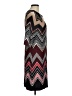 Studio One Chevron-herringbone Burgundy Cocktail Dress Size M - photo 4