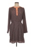 Maison Jules 100% Polyester Polka Dots Brown Casual Dress Size M - photo 1