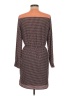 Maison Jules 100% Polyester Polka Dots Brown Casual Dress Size M - photo 2