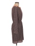 Maison Jules 100% Polyester Polka Dots Brown Casual Dress Size M - photo 4
