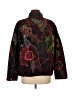 Chico's Print Black Jacket Size M (estimated) - photo 2
