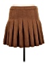 Love Tree Solid Brown Casual Skirt Size M - photo 1