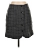 Madewell Plaid Gray Formal Skirt Size 2 - photo 1