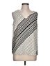 Nine West 100% Polyester Silver Sleeveless Blouse Size L - photo 1